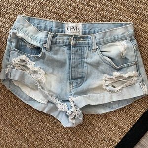 Denim shorts size 24